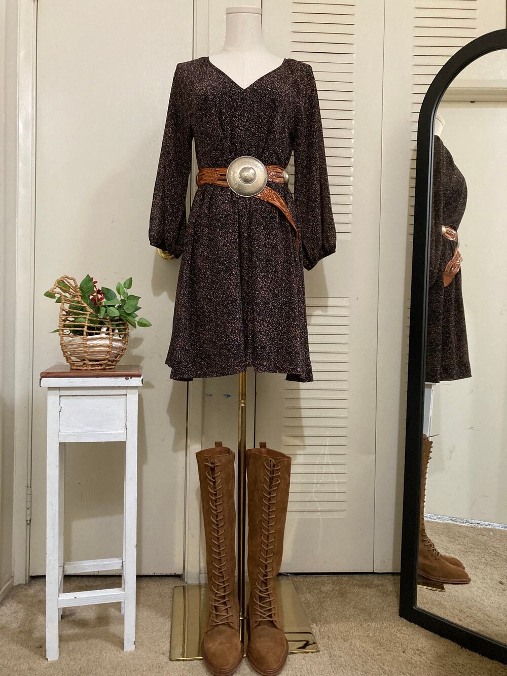 Madewell Crinkle Georgette V-Neck Babydoll Dress , Size XXS -DRESS ONLY